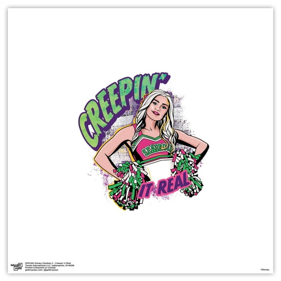 Gallery Pops Disney Zombies 3 - Creepin' It Real Wall Art, Unframed Version, 12" x 12"