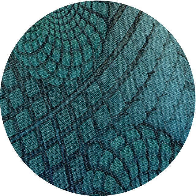 Ahgly Company Tapis d'Intérieur Lavable à la Machine, Carré, Transitionnel, Vert Sarcelle Profond, Tapis de Zone, 3 Pieds Carré