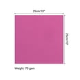 thumbnail image 2 of Uxcell Origami Paper Double Sided Sheet for Art Craft Project Beginner 50 Sheets Plum Red 10x10 inch, 2 of 5