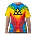 thumbnail image 1 of Radioactive Triangle Symbol Tie Dye Tee Shirt - Woodstock, Medium Kids (10-12), 1 of 1
