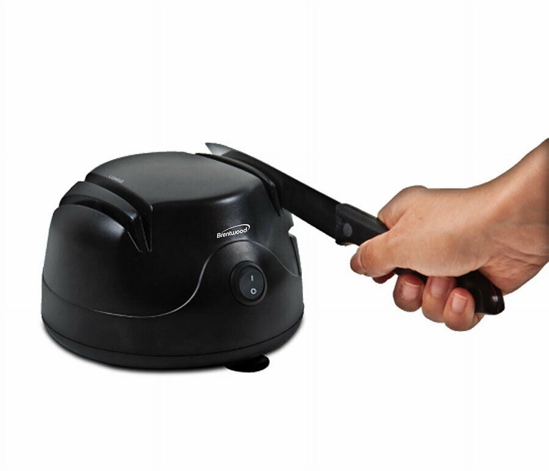 Brentwood TS-1002 Knife and Tool Sharpener Black 2 Stage Sharpening System