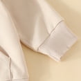 thumbnail image 4 of Povozer Hoodies for Teen Girls Sweatshirts for Teen Girls Hoodies Kids Printed Sweatshirt Long Sleeves Comfy Loose Pullover Clothing for Children Girls Boys Size for 6-12 Months,Beige, 4 of 7