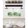 thumbnail image 3 of St. Patrick's Kitchen Dish Towels for Drying Dishes Set of 4, Luck Shamrock Eucalyptus Leaves Flowers Plants Waffle Weave Microfiber Hand Tea Bathroom Towels Quick Dry & Absorbent Towel 15.7x23.6, 3 of 7