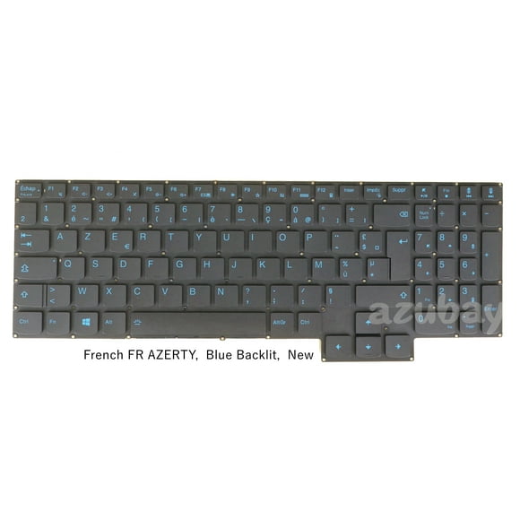 Blue Backlit Keyboard For Lenovo Legion 5-17ARH05H 15ACH6 15ACH6A 15ACH6H 15ITH6 15ITH6H US Spanish Nordic Czech Slovak French French Blue