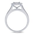thumbnail image 4 of 10K WHITE GOLD 1 CARAT WOMEN REAL DIAMOND ENGAGEMENT RING WEDDING RING BRIDAL, 4 of 6