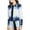 Blue - cloudwash, variant on RACHEL ROY $129 Womens New 1558 Blue Tie Dye Denim Jacket XS B+B