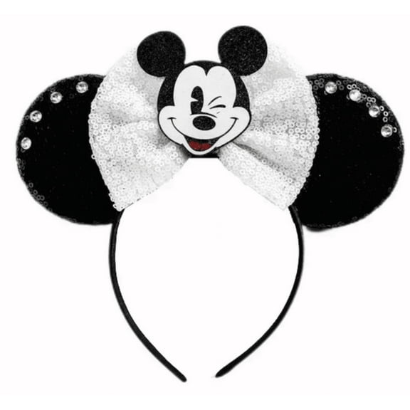 Mickey Minnie Ears Headband / Silver / Gold Black Mickey Ears/ DIY Minnie / Mickey Headbands