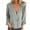 Green, variant on 2025 New Fashion Plus Size Women's Casual Loose Solid Button Up T-shirt Long Sleeved V-neck Top/shirt