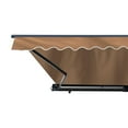 thumbnail image 3 of ALEKO AWCL13X10SAND31 Motorized LED Half Cassette Retractable Awning 13 X 10 Feet, Sand, 3 of 9