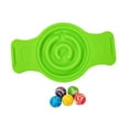 thumbnail image 5 of Dualoai Balance Board Sensory Training Labyrinth disks for Core Strength Skiing Kids Green, 5 of 9