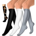 thumbnail image 1 of 3 Pack Medical Compression Sock-Compression Sock For Women and Men Circulation -Best for Running,Nursing,Athletic Sports（Large-X）, 1 of 7