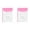 Pink, variant on Poly Binder Pockets with Snap Closure, 11-Hole Vertical Opening Plastic Envelopes, Letter Size Waterproof Document Folders for 3 Ring Binder(Blue)