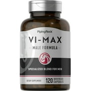 Vi-Max | 120 Capsules | Male Formula | Specialized Blend | Non-GMO, Gluten Free | By Piping Rock