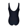 thumbnail image 2 of Traje de Baño Ocean Pacific para Mujer Completo con Textura, Escote Redondo, Tirante Ancho Negro Talla EG, 2 of 4