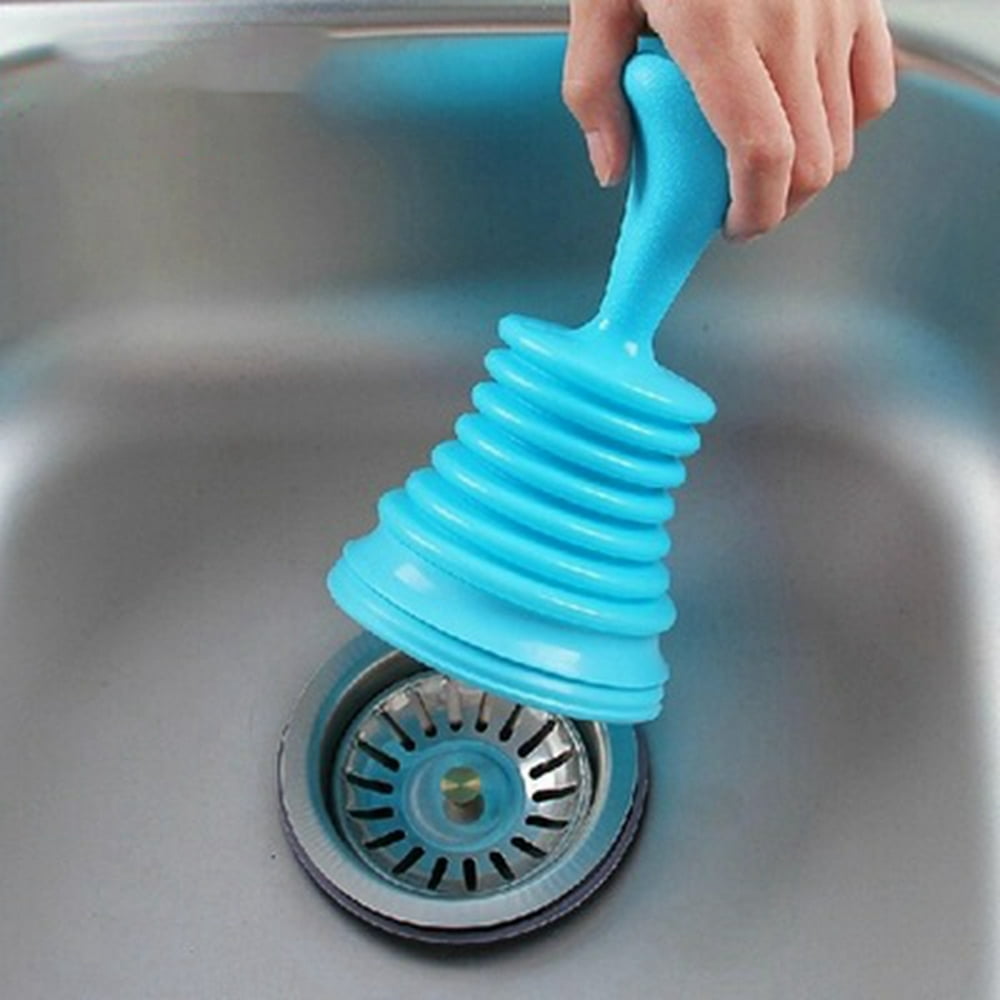 Sink Plunger Powerful Ergonomic Handle Small Drain Plunger Toilet