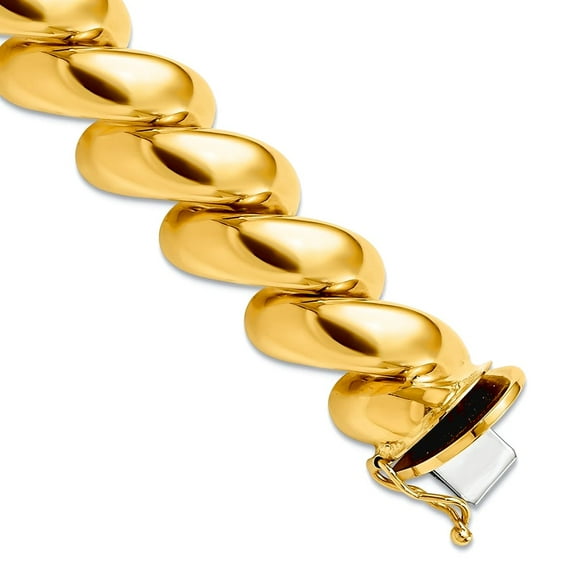 Primal Gold 14 Karat Two-Tone San Marco Bracelet