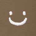 thumbnail image 2 of Dalix Lil Smile Cropped Tee Lightweight High Waisted Short Sleeve Summer Shirt Womens in Latte M Medium, 2 of 5