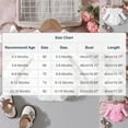 thumbnail image 3 of JSGEK Toddler Baby Girl Long Sleeve Fall Dress Flower Lace First Birthday Baptism Christening Dresses Outfit White 9-12 Months, 3 of 7