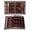 Brown, variant on Boho Geometric Placemats Set of 6, Simple Farmhouse Nation Abstract Motifs Placemats for Dining Table, Place Mats for Kitchen Tabletop, Waterproof Wipeable Dining Table Mats Set