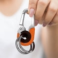 thumbnail image 4 of Mosquetón de hebilla de moda con colgante de llave de coche para accesorios de coche (naranja) JShteea Accesorios para autos y motos, 4 of 9