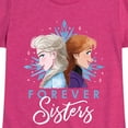 thumbnail image 3 of Frozen 2 - Forever Sisters - Toddler And Youth Girls Short Sleeve Graphic T-Shirt, 3 of 5