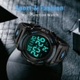 thumbnail image 6 of Watches for Man Digital Watches Waterproof Sport Watch with LED Backlight, Running Sports Digital Watch Gifts for Man Father's Day Gift, 6 of 7