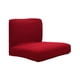 thumbnail image 3 of De Silla De Comedor Elásticas Paquete De Funda Deslizable Extraíble Fácil De 6/8 Piezas - Brown-8pcs, Individual Vino Red-6pcs Macarena Cubierta de silla de comedor elástica, 3 of 5