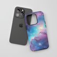 thumbnail image 5 of Tough 2 Layer Shockproof Protective Case Compatible with iPhone 17, Galaxy Swirl Cosmic Nebula Space Design, 5 of 7