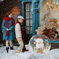 thumbnail image 3 of Daily Mix Store 24 Inch Inflatable Christmas Ball, PVC Decorated Ornament with LED Light,Outdoor Waterproof Xmas Decor for Yard, Garden, Porch & Pool, 3 of 9