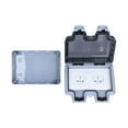 thumbnail image 3 of Outdoor Power Outlet, IP66 250V 16A Waterproof Socket With Switch For Parking Lots For Construction Sites, 3 of 8