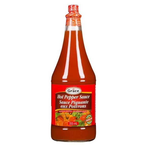 Grace Hot Pepper Sauce, 355 mL