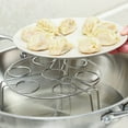 thumbnail image 5 of Dadiaei Stainless Steel Egg Steamer Rack for Instant Pot - 5.12x5.12x2.76 Inch Stackable Trivet Holds 7 Eggs, Perfect Steaming Accessory for Cooking, 5 of 8