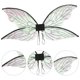 thumbnail image 4 of Mariposa Hada Disfraz Liso Disfraces Hadas Halloween, 4 of 9