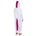 thumbnail image 6 of Minion Women's Fluffy Unicorn Costume Unions Suit Fleece Onesie Pajama, 6 of 7