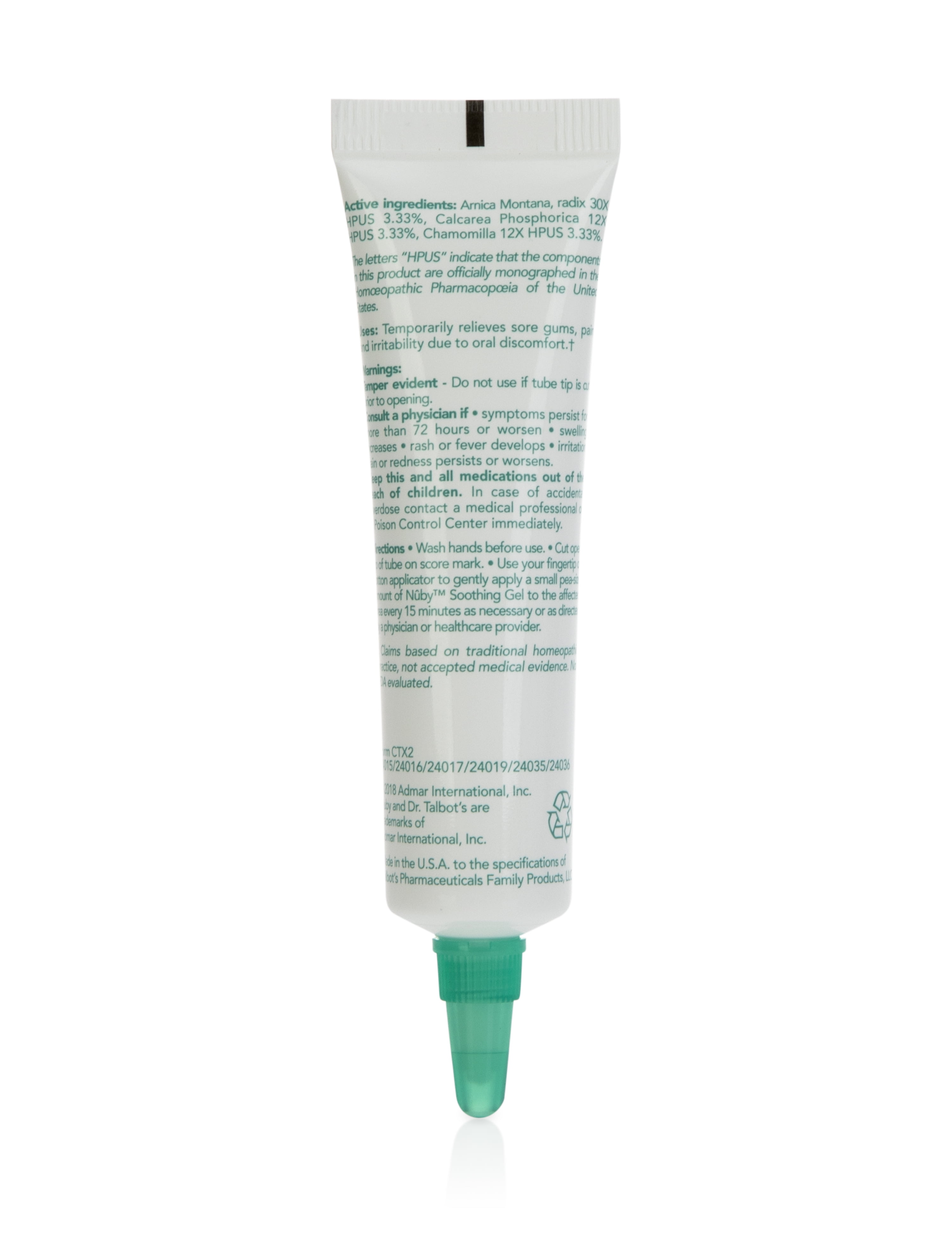 nuby all natural teething gel walmart