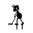 thumbnail image 1 of Metal Witch Garden Column Decorative Art Design Sculpture For Outdoor Fence Home Yard Sign Light Vegetable Garden Rocks Flower Pens in Flower Pot Garden Signs for Underground Dog Fence System Wire 18, 1 of 2