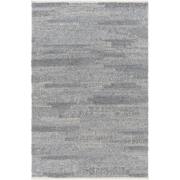 BoutiqueRugs Chepe Contemporary Area Rug - Medium Gray, Ink, Silverton - 10' x 14'