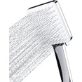 thumbnail image 1 of Shower Head, Large Square Shower Head With One Hand Control, High Pressure Shower Head With 6 Shower Modes, Chrome, 1 of 4