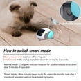 thumbnail image 6 of Remote Control Smart Electric Cat Toy,Interactive Cat Toys for Indoor Cats,Gravity Automatic Mobile Car Toy,Cat Mouse Toys,Moving Cat Toy, USB Rechargeable (Blue), 6 of 7
