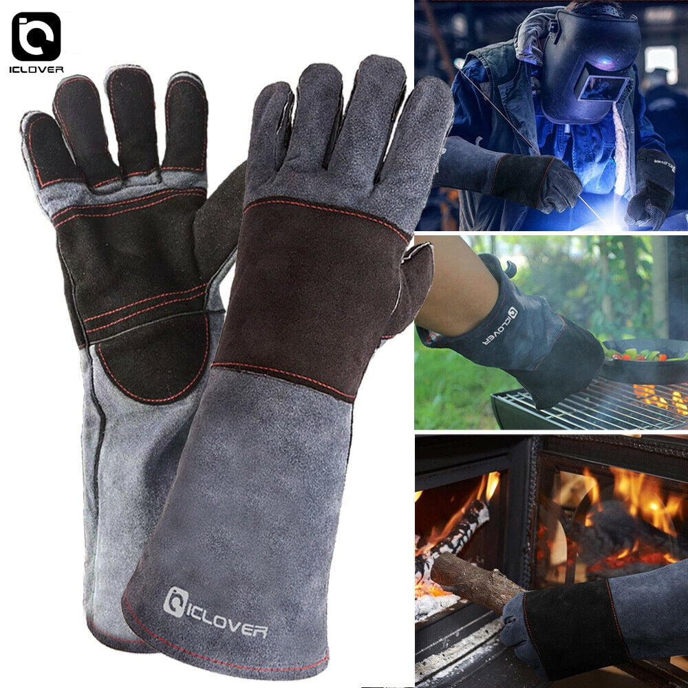 RAPICCA Animal Handling Gloves Bite Proof Kevlar Reinforced Leather Padding Dog,Cat Scratch,Falcon,Grabbing,Reptile,Snake 