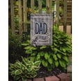 thumbnail image 2 of Carolines Treasures BB5430GF Best Dad Ever Garden Size Flag, 2 of 3