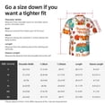 thumbnail image 5 of Susaid Fall Pumpkins Print Short Sleeve Shirts Button Down Casual Shirts Summer Beach Aloha Button Down Short Sleeve for Men ,Small, 5 of 7