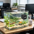 thumbnail image 5 of Topukaiba Mini Magnetic Aquarium Cleaner, Small Glass Algae Scraper for Small Tanks, Strong Magnet Corner Cleaning Tool for Rimless Fish Tanks, 1.2"x1.2"x1", Black, 5 of 6
