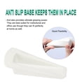 thumbnail image 4 of Home Rubber Anti-slip Wedge Door Stopper Doorstops Protector Door Holders White, 4pcs, 4 of 7
