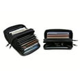 thumbnail image 3 of YOPTOP RFID Genuine Leather Credit Card Wallet For Women W/ ID Display Window, 3 of 7