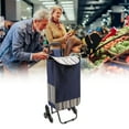 thumbnail image 4 of Chariot de Courses Pliable, Chariot de Courses Grande Capacité de Charge pour Supermarché, 4 of 8