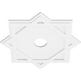thumbnail image 2 of 26"OD x 4"ID x 14 1/4"C x 1"P Axel Architectural Grade PVC Contemporary Ceiling Medallion, 2 of 4