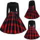 thumbnail image 2 of Vestidos de Navidad Para Mujer, Manga Larga, Cuello Redondo, Estampado, Vestido Vintage, Vestido de Fiesta Odeerbi ODB209232, 2 of 9
