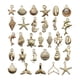 thumbnail image 1 of 32 colgantes con temática oceánica para hacer joyas, adornos creativos de aleación para pulseras, llaveros colgantes y accesorios., 1 of 9