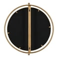 thumbnail image 4 of Kate and Laurel Baron Modern Pivot Mirror, 21 Inch Diameter, Gold, Decorative Adjustable Wall Mirror, 4 of 7